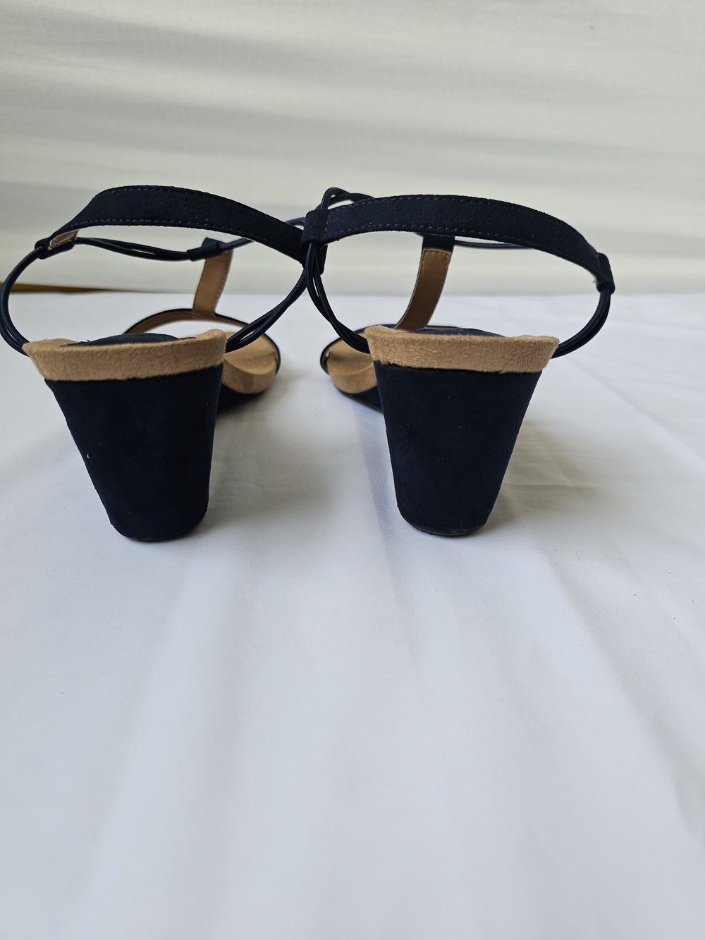 Style & Co. Mulan Wedge Sandals – Navy Blue (T-Strap) - Picture 16 of 16